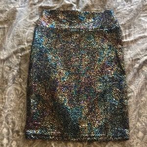 Brand new mermaid lularoe cassie skirt
